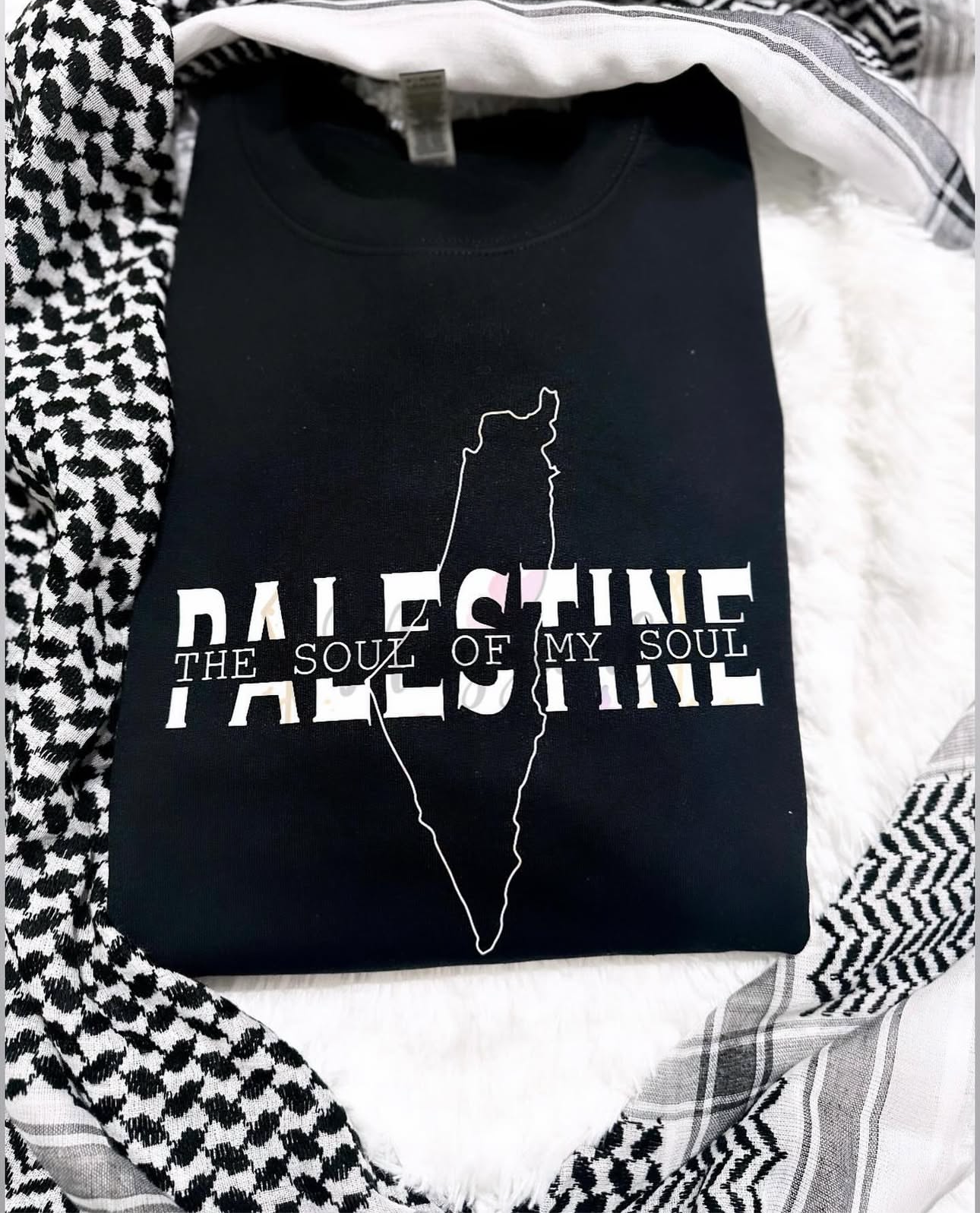 Palestine soul of my soul crewneck sweatshirt