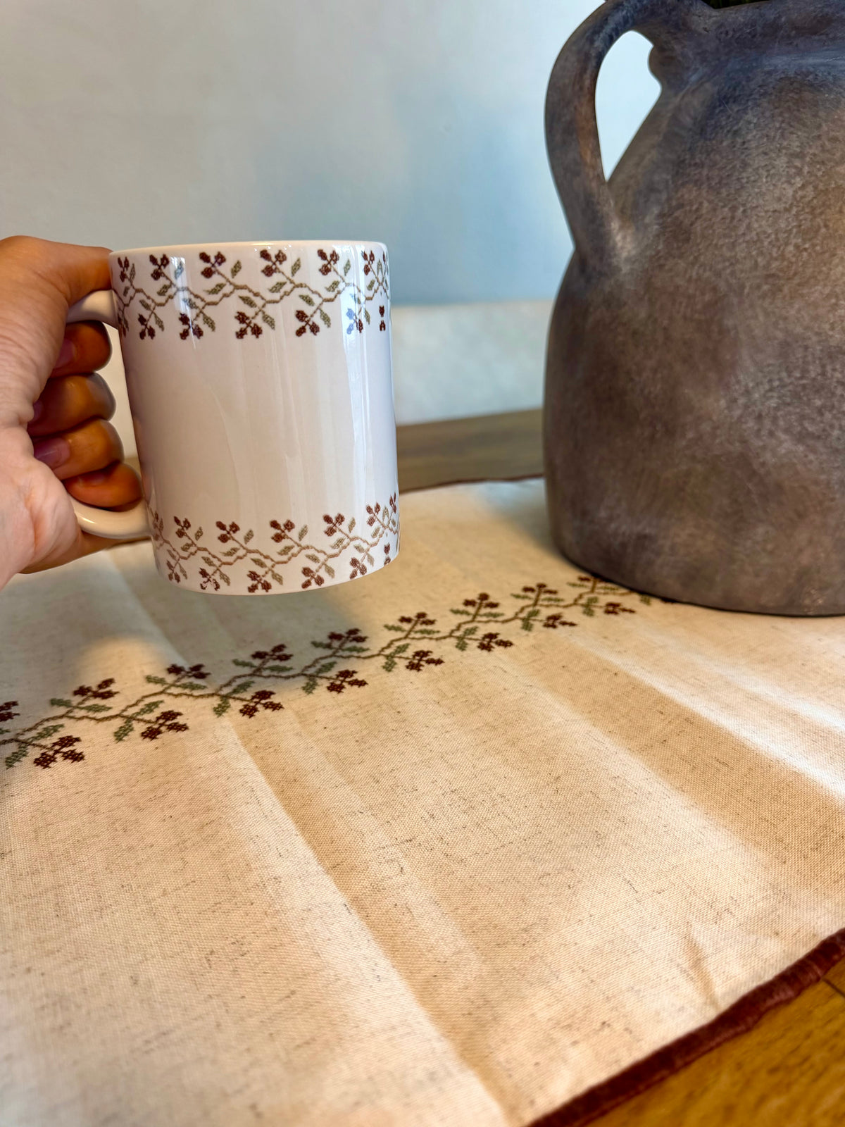 Magnolia Tatreez Mug