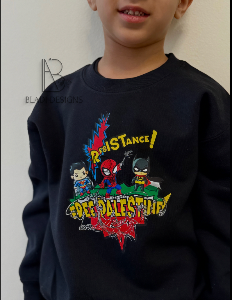 Superheroes resistance Crewneck Sweatshirt
