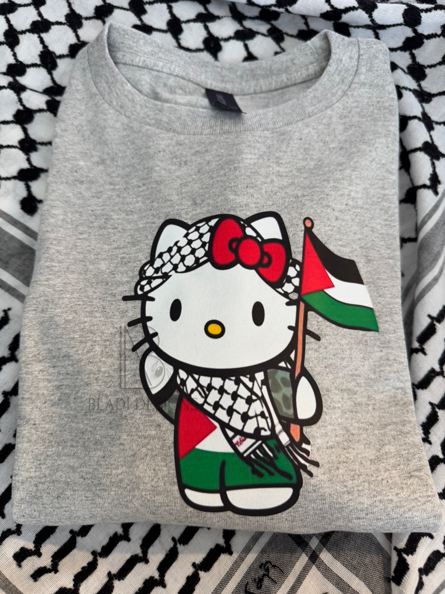 HELLO KITTY for Palestine Hoodie