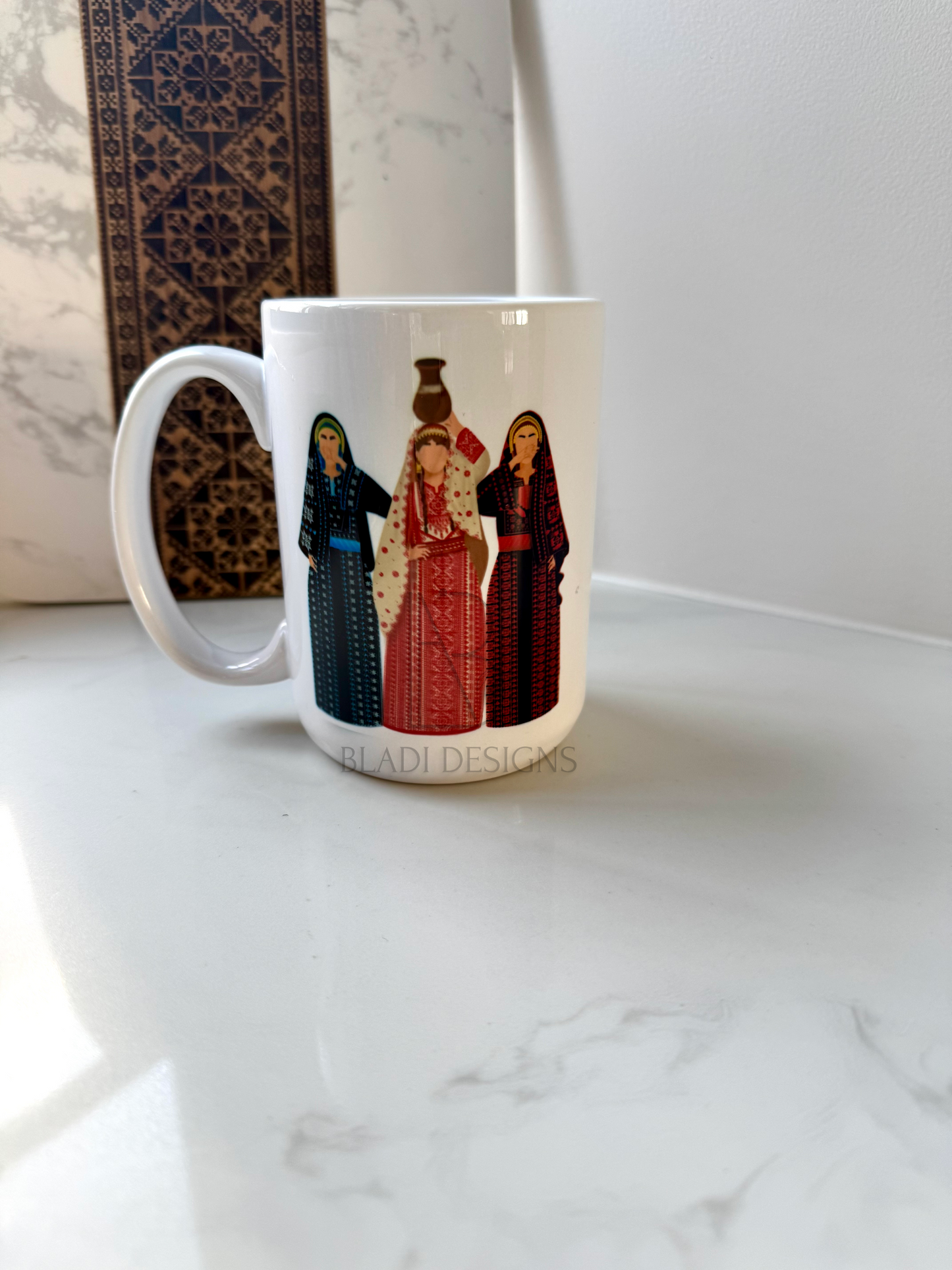 Zaghrouta Mug ( Support Gazan Artist Ala)