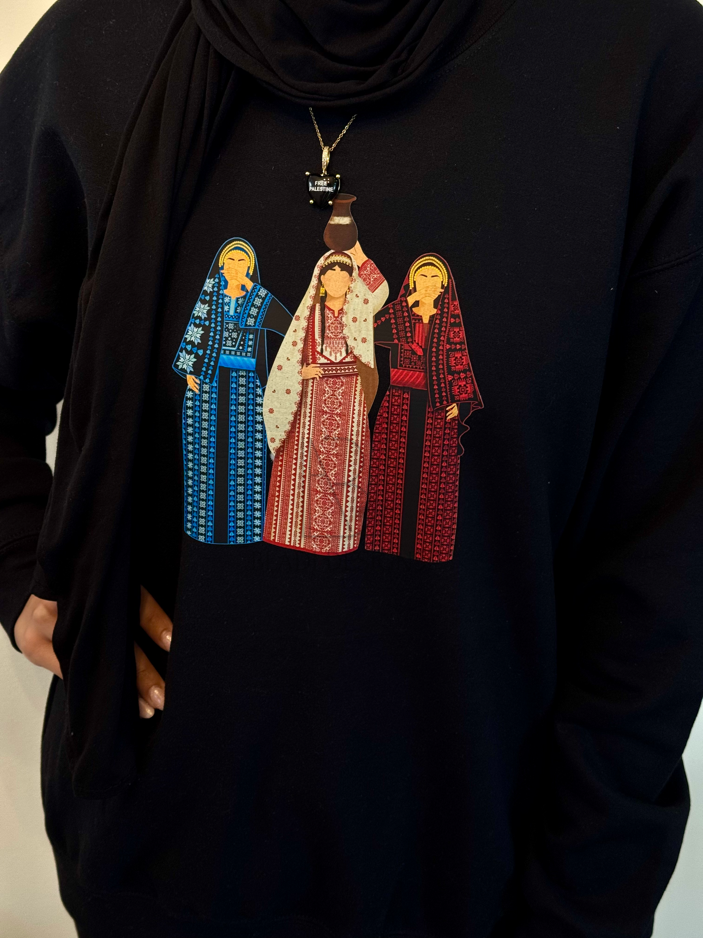 Zaghrouta Hoodie ( Support Gazan Artist Ala Alwadiya)