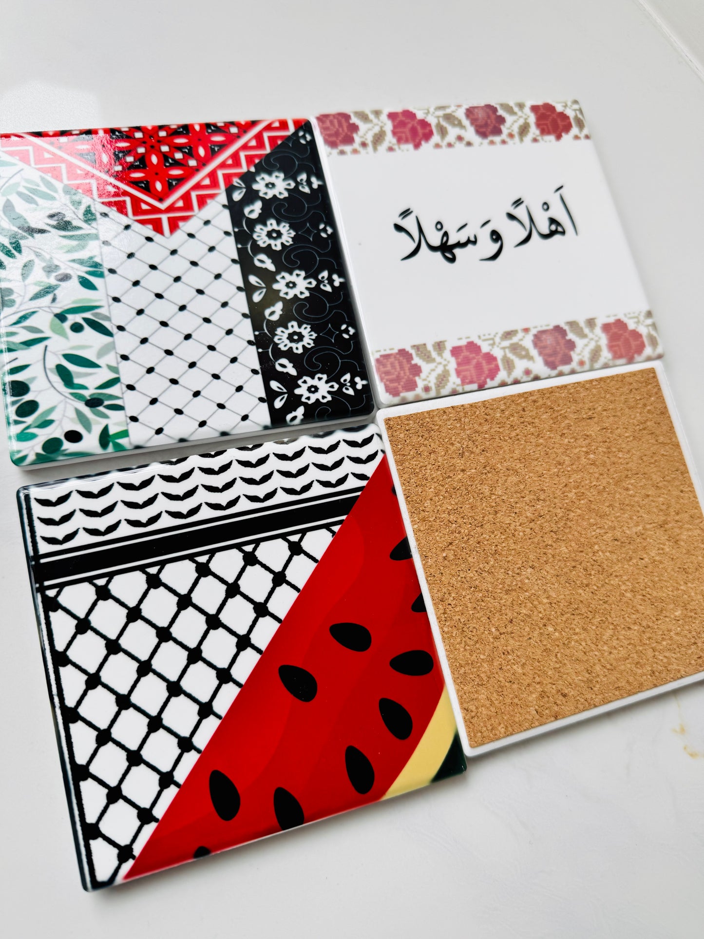 Palestine Coasters Set