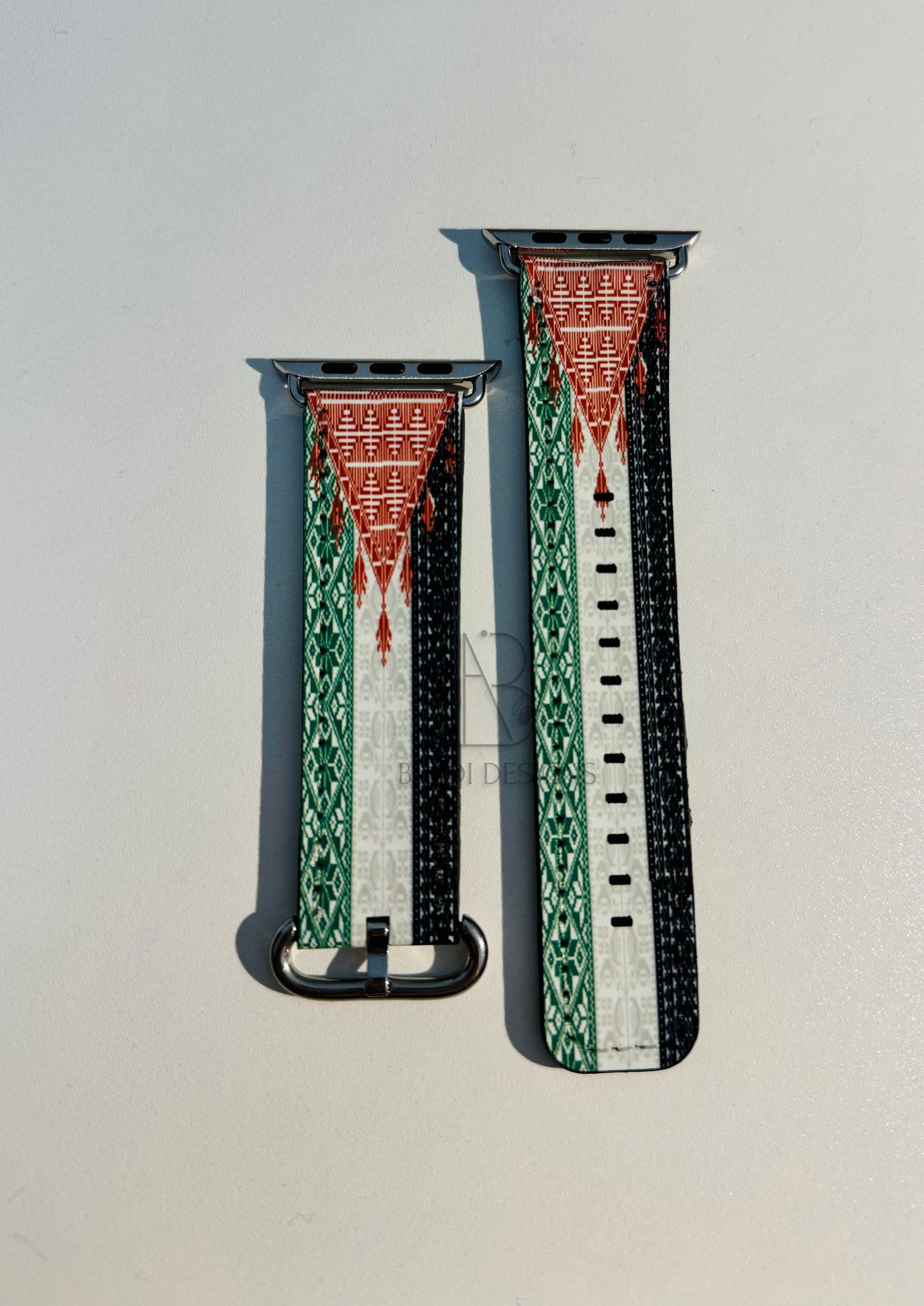 Palestine Tatreez Flag Apple/ Samsung Watch Band