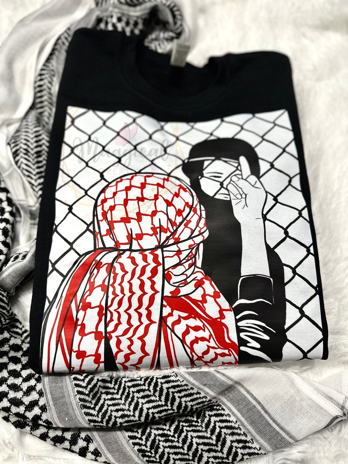 Palestinian Soldier Crewneck Sweatshirt