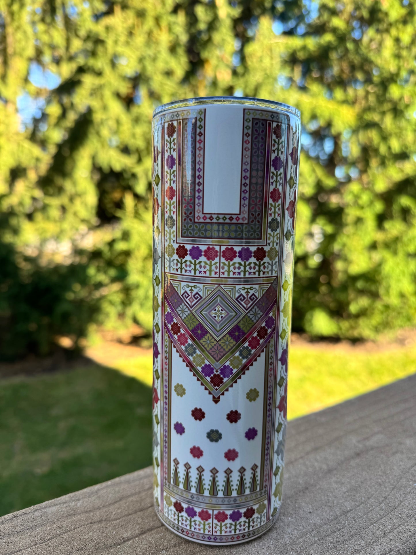 Sitti's Bloom of Palestine Qabba Tumbler