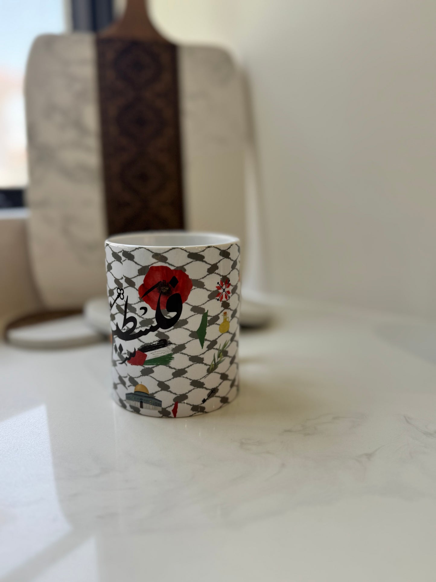 Palestine Symbols Mug