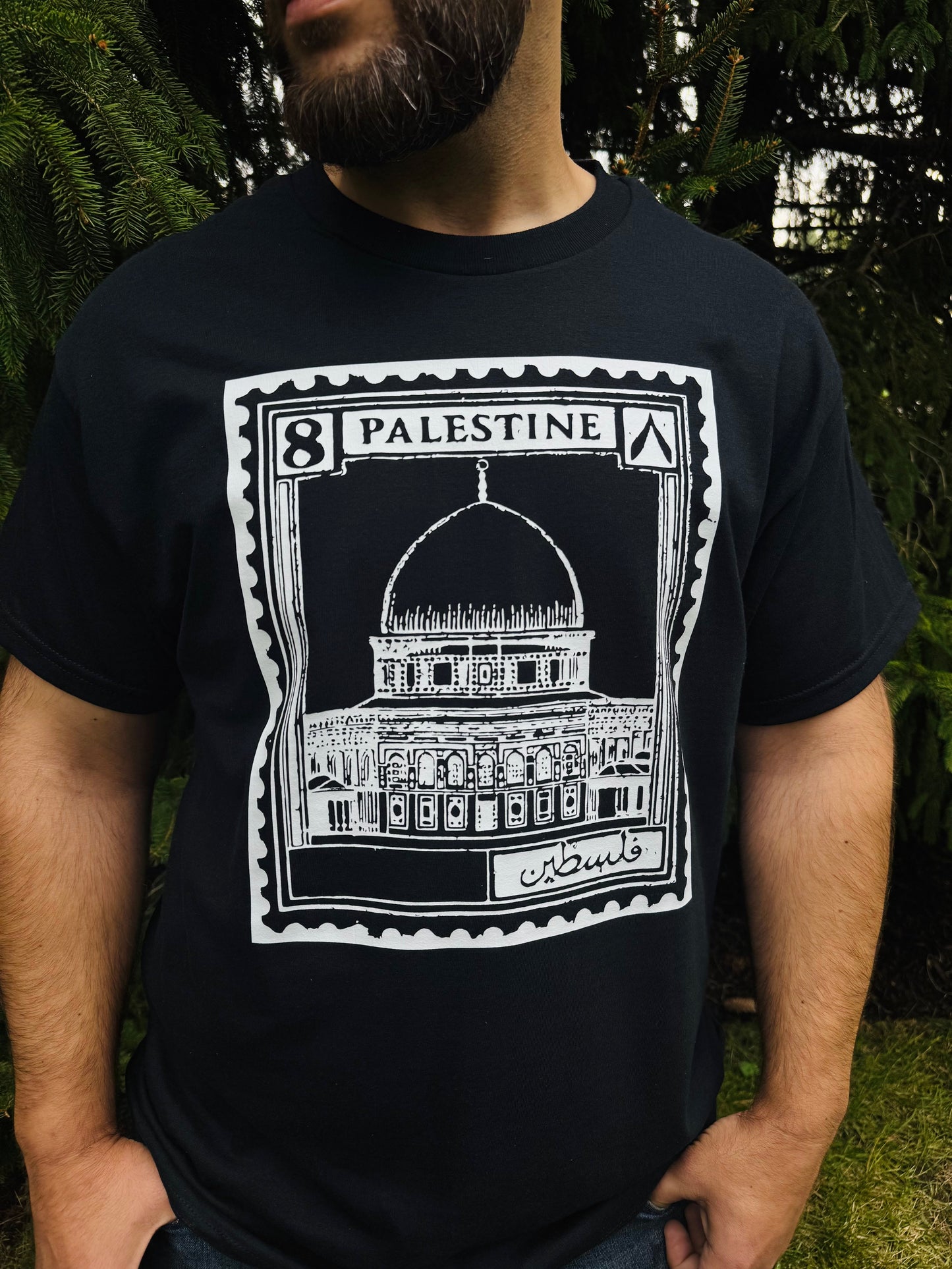 Palestine Stamp Crewneck Sweatshirt