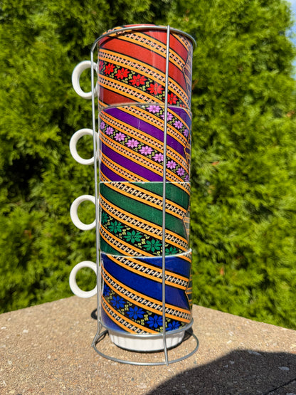 Kashmir x Tatreez Stackable Cups