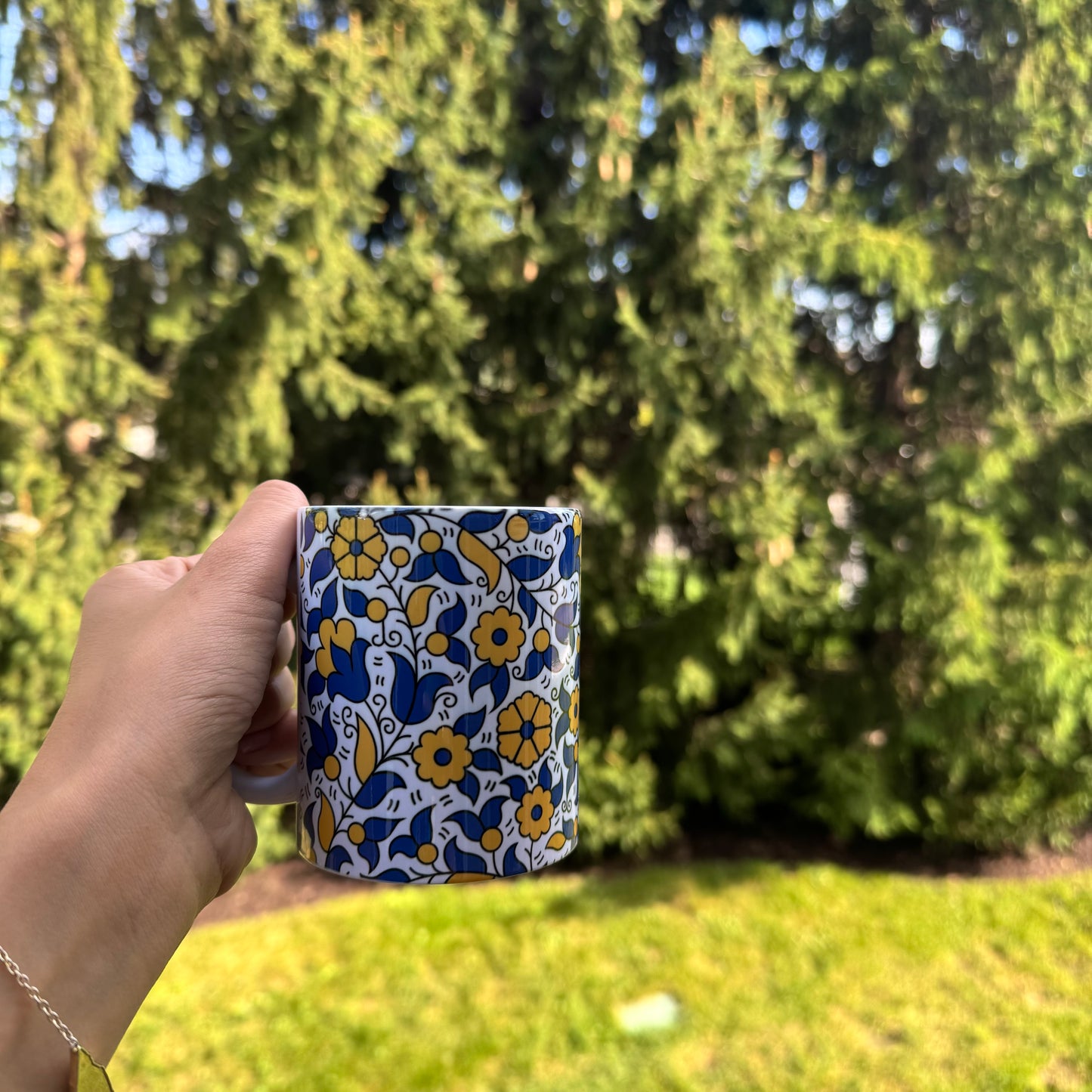 Khalili Hebron Tile Mugs