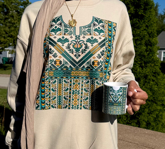 Sitti's Teal Qabba Hoodie