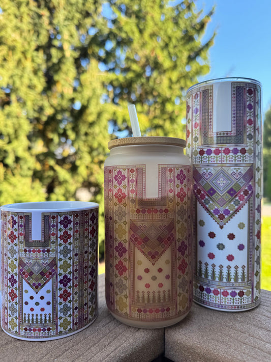 Sitti's Bloom of Palestine Qabba Tumbler