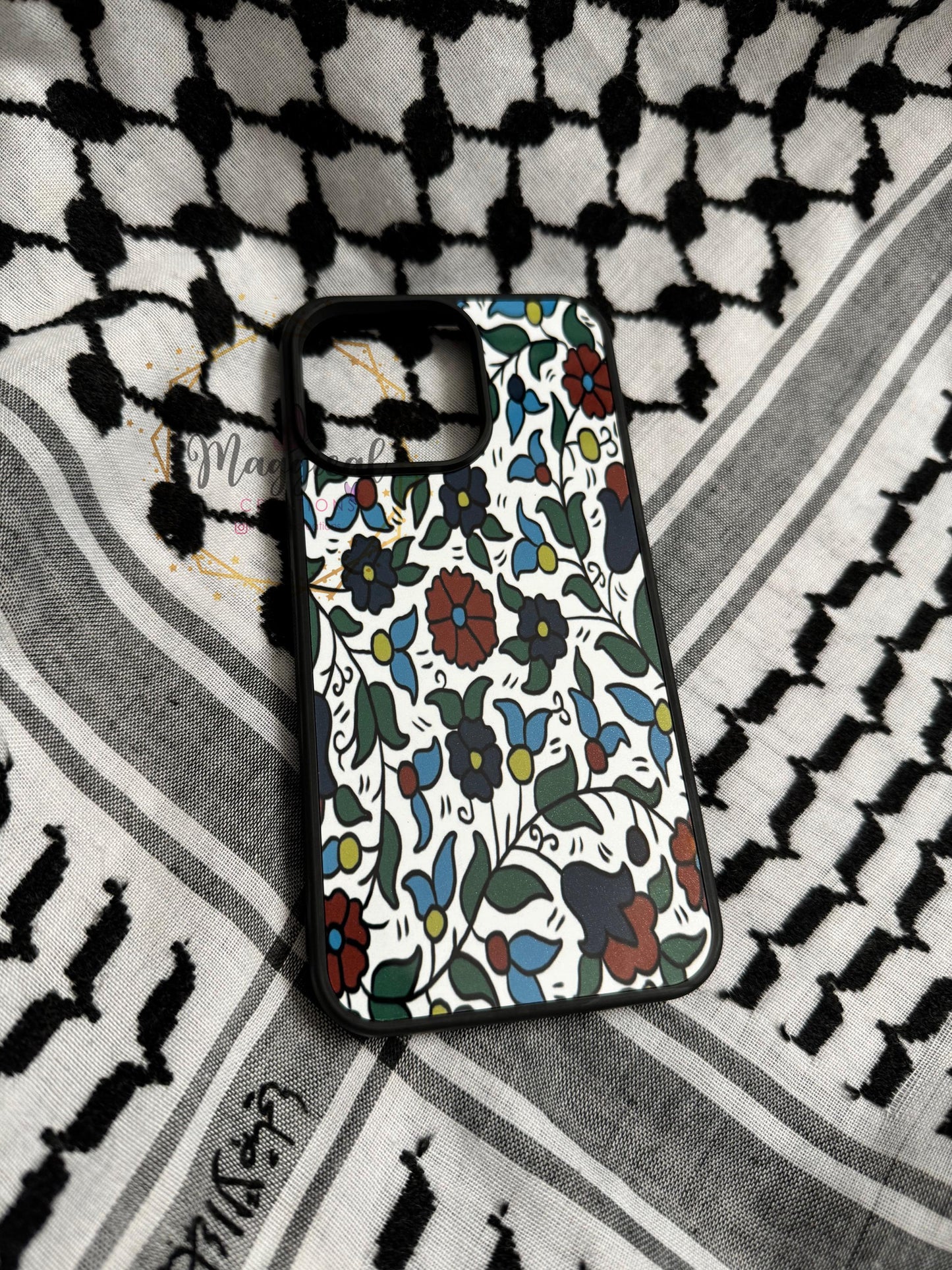 Palestine Hebron Ceramic Art Tile Style Phone Case