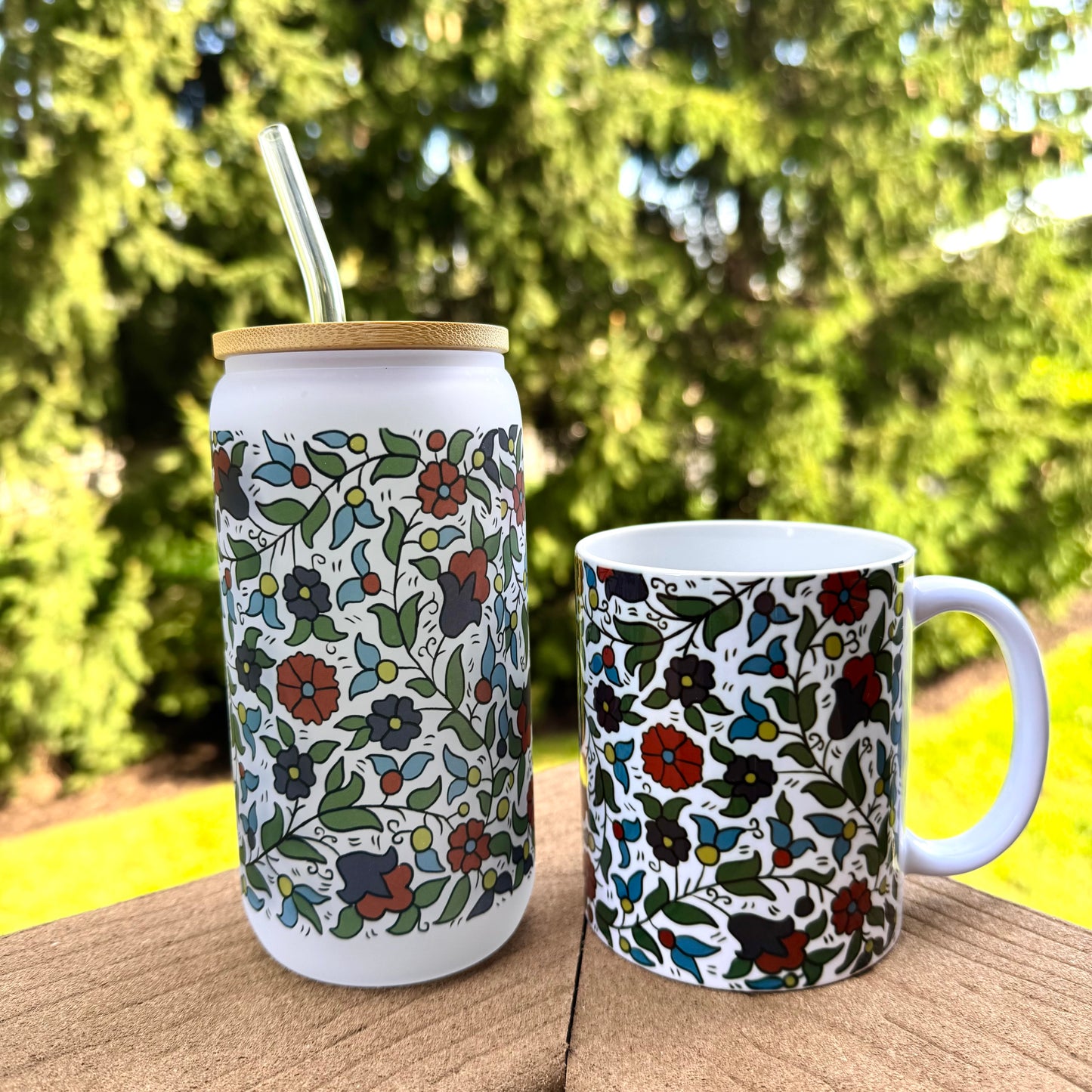 Khalili Hebron Tile Mugs