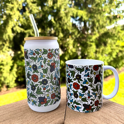 Khalili Hebron tile pattern Iced Libby cups