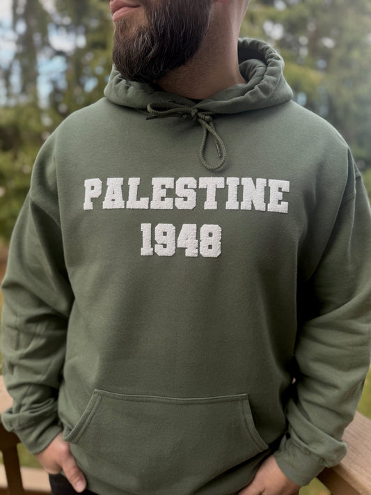 Palestine 48 puff print crewneck sweatshirt