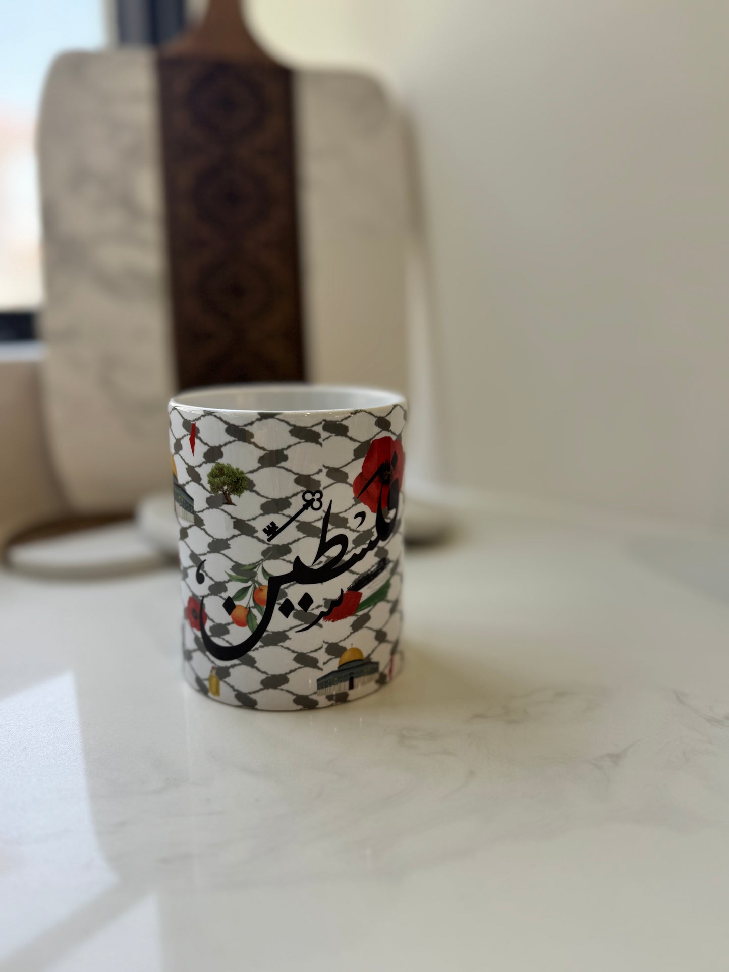 Palestine Symbols Mug