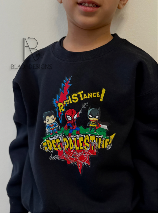 Superheroes resistance Crewneck Sweatshirt