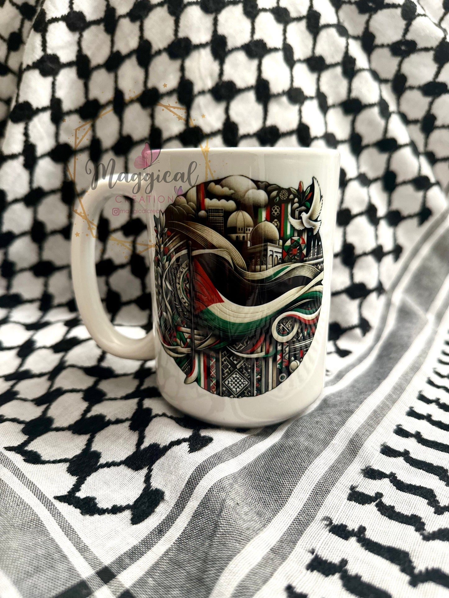 Palestine Art Coffee Mug