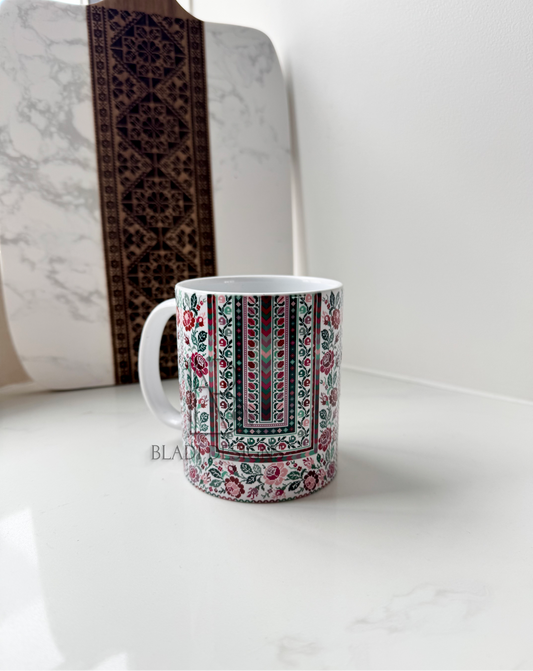 Sitti’s Purple/Green Tatreez Thob Mug