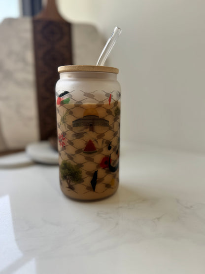 Palestine symbols Iced Libby Cup
