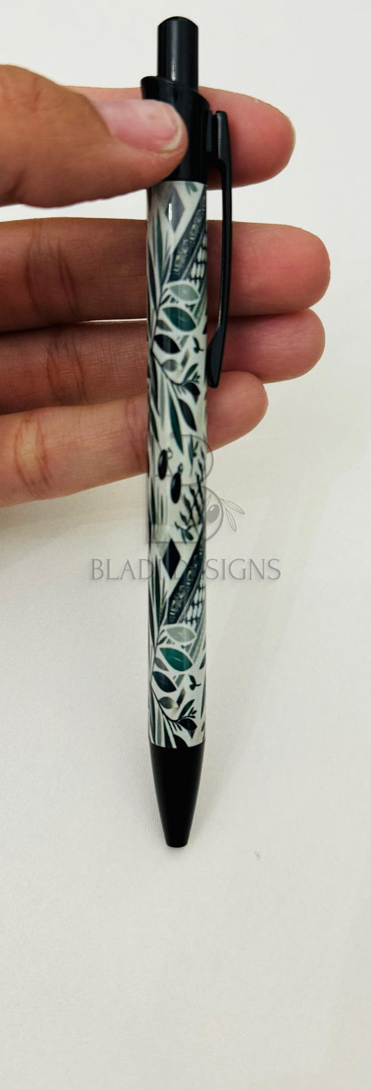 Olive Branch/Kuffiyah Print Pen