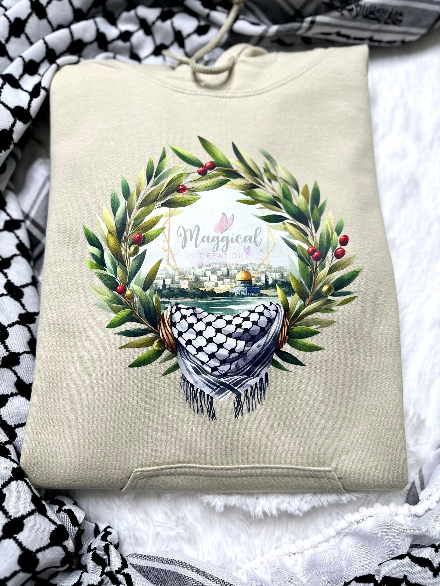 Al-Quds Olive Wreath T-Shirt