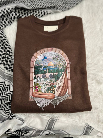 Palestine Home land Crewneck Sweatshirt