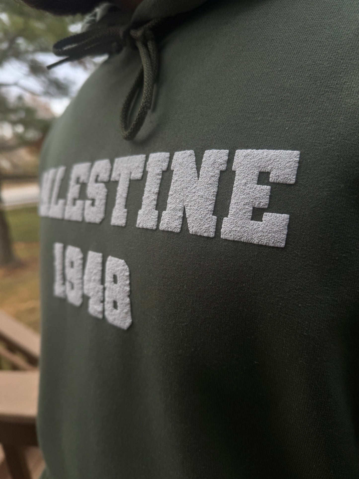 Palestine 48 puff print crewneck sweatshirt