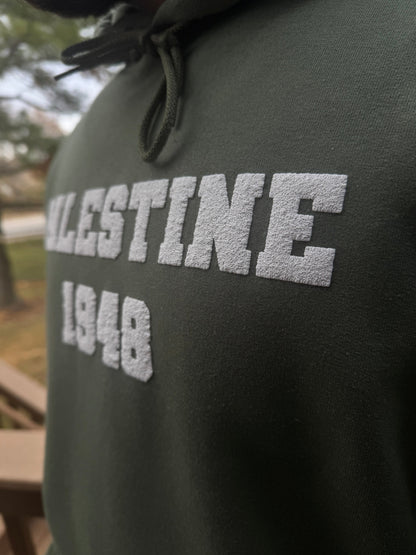 Palestine 48 puff print crewneck sweatshirt