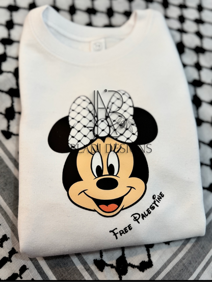 Minnie Mouse Palestine Sweatshirt