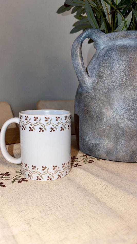 Magnolia Tatreez Mug