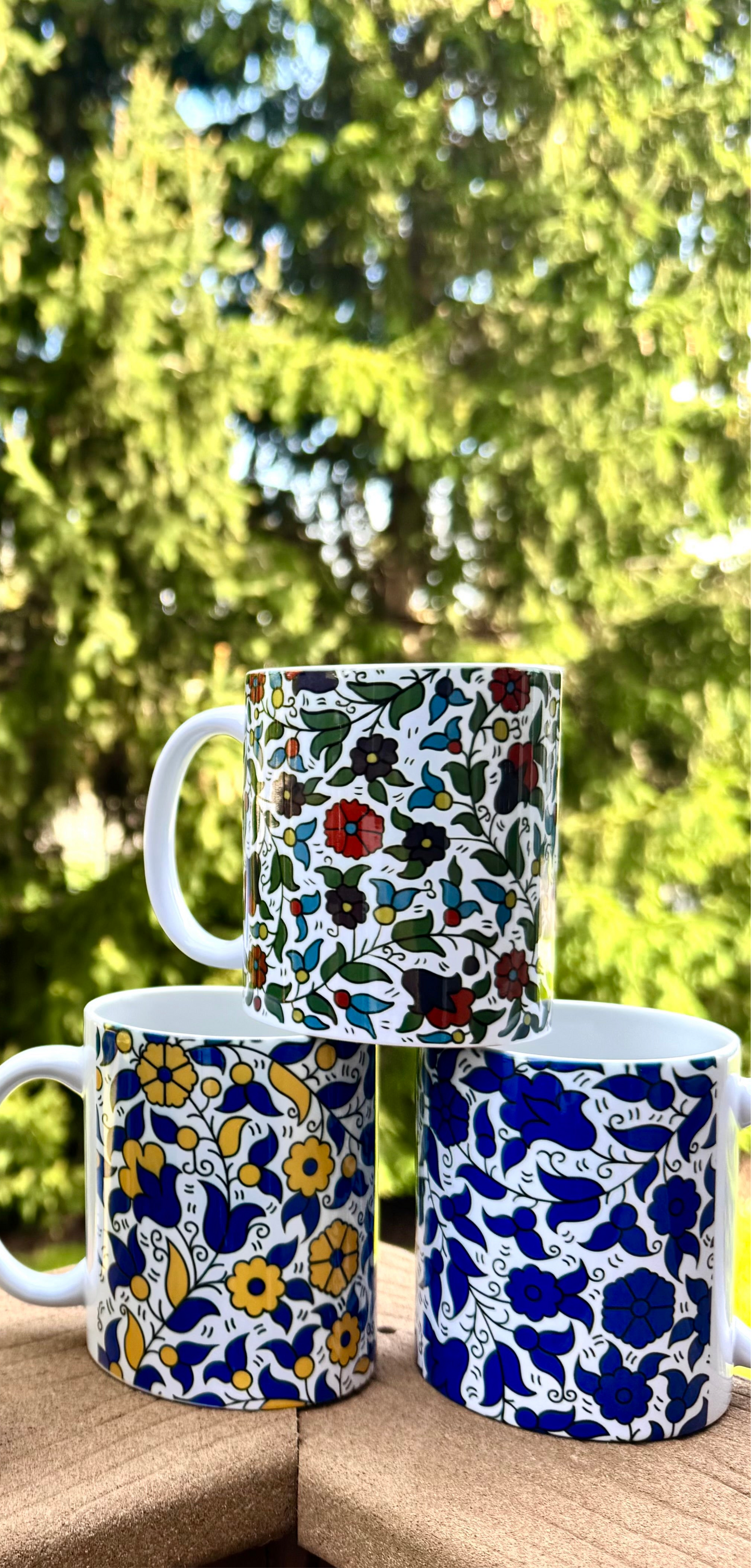 Khalili Hebron Tile Mugs