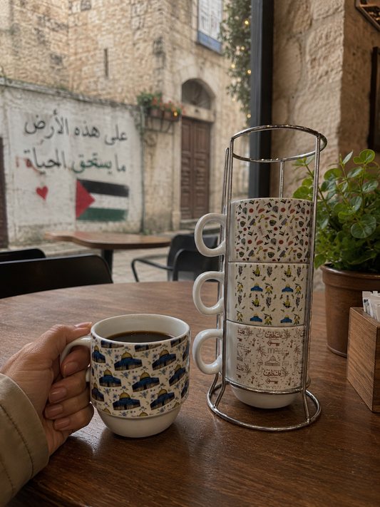 Palestine stackable cups