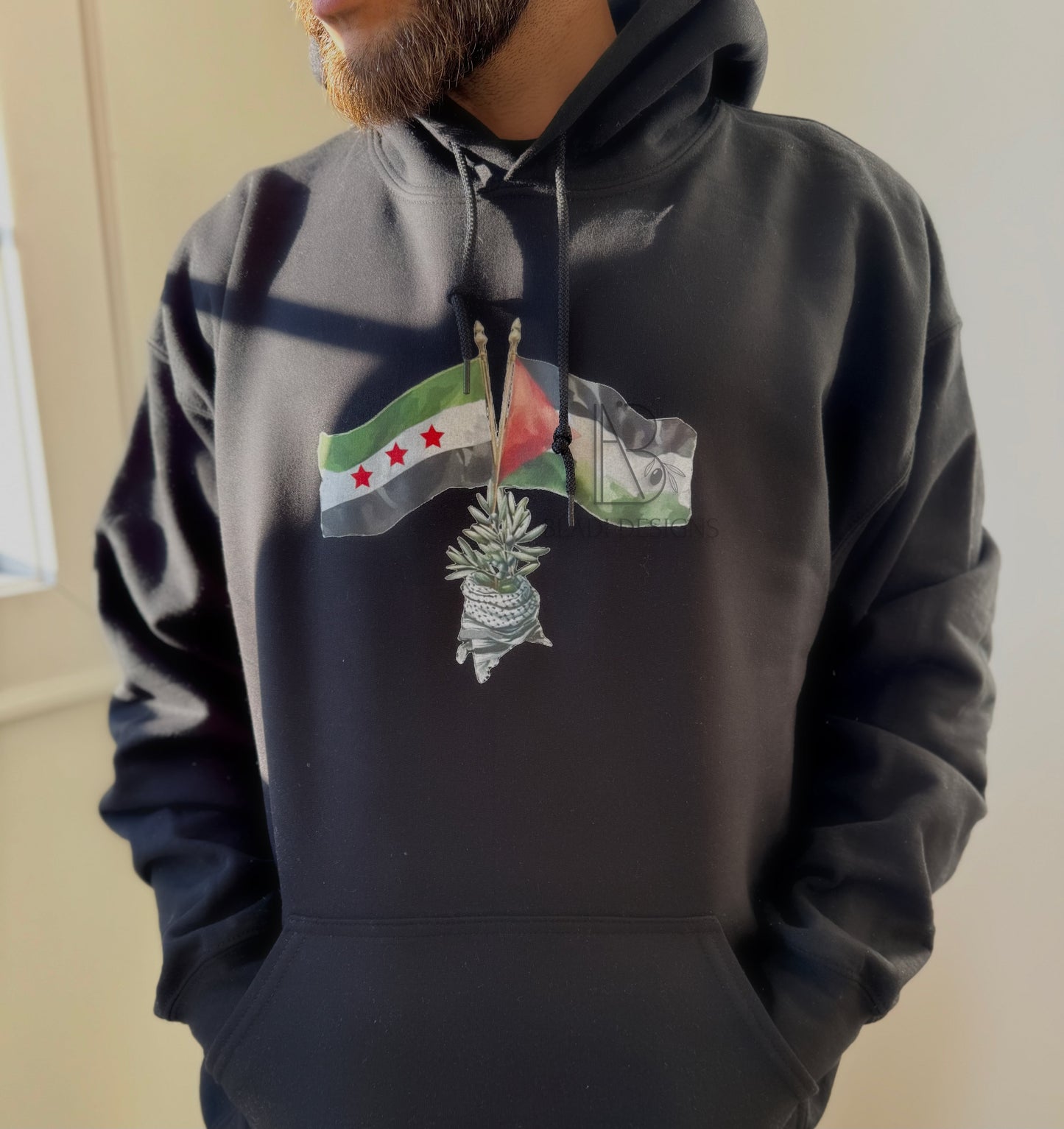 Syria solidarity with Palestine crewneck sweatshirt