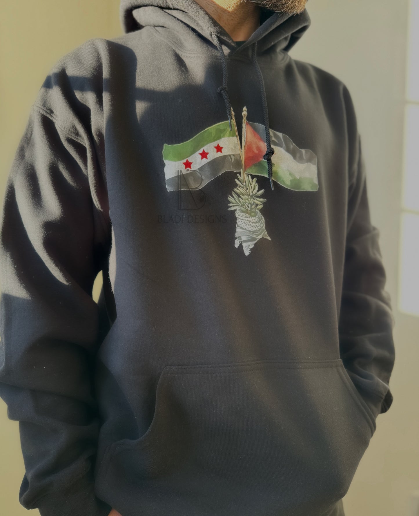 Syria solidarity with Palestine crewneck sweatshirt