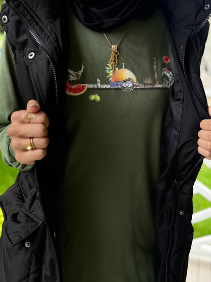 Palestine Skyline Sweatshirt