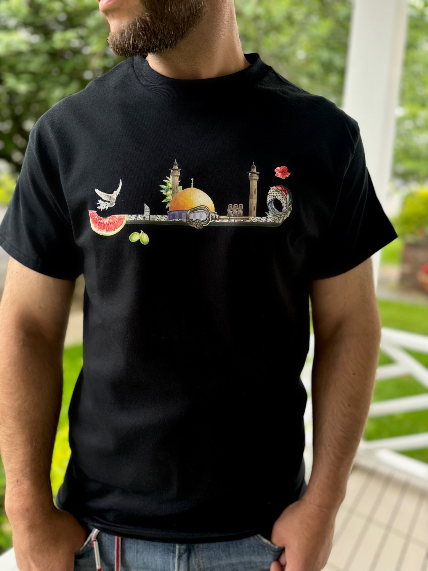 Palestine Skyline Hoodie