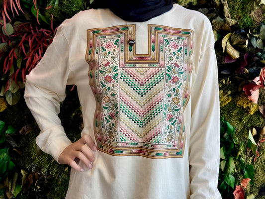 Sitti's Brown Tatreez Qabba Sweatshirt