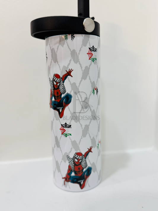 Spiderman Palestine Kids Tumbler