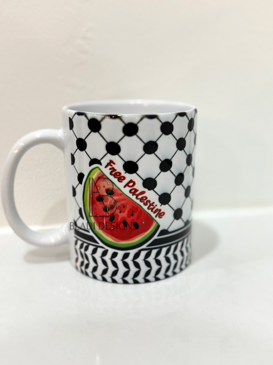 Watermelon Kuffiyah Full Wrap Mug