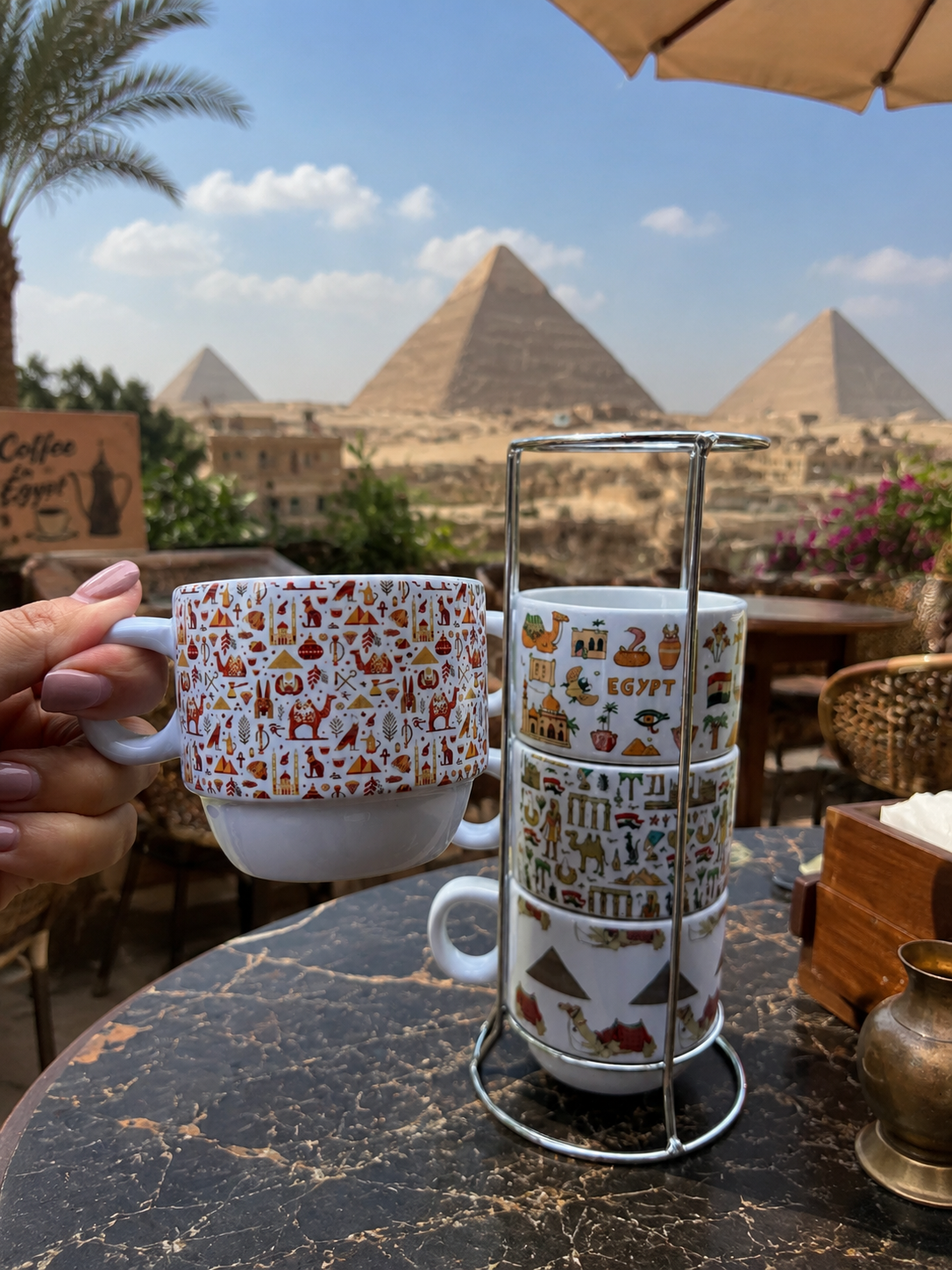 Egypt Stackable cups