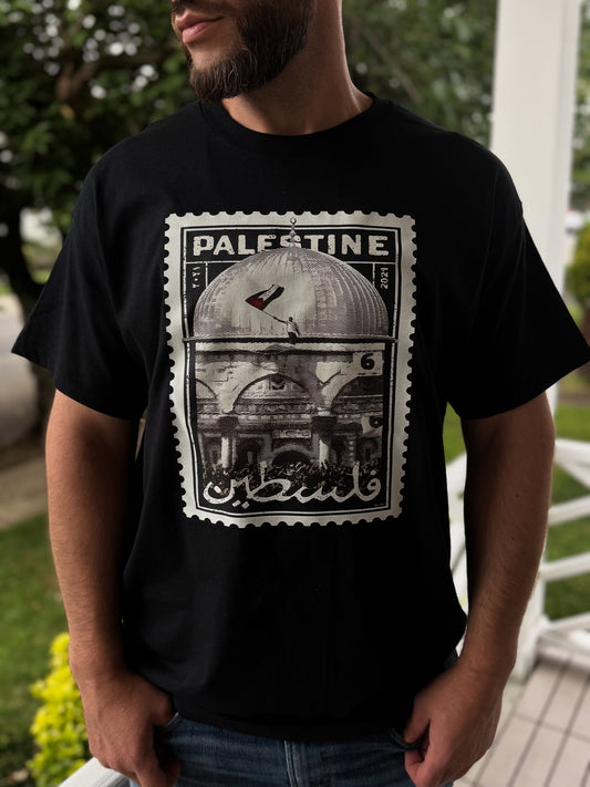 Vintage postage stamp T-shirt