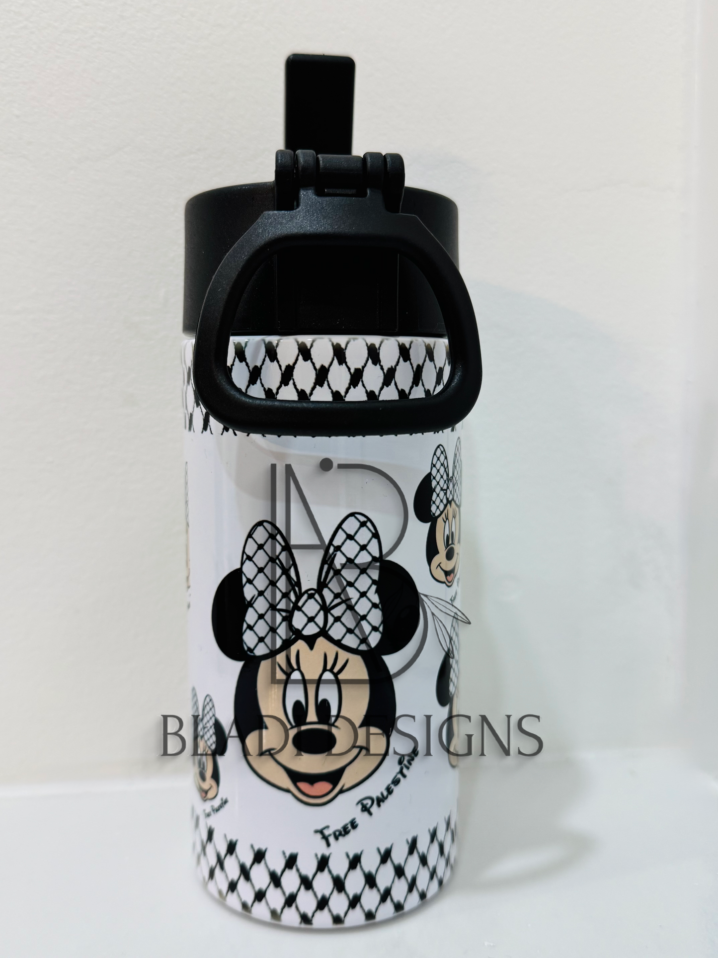 Minnie Mouse Free Palestine Kids Tumbler