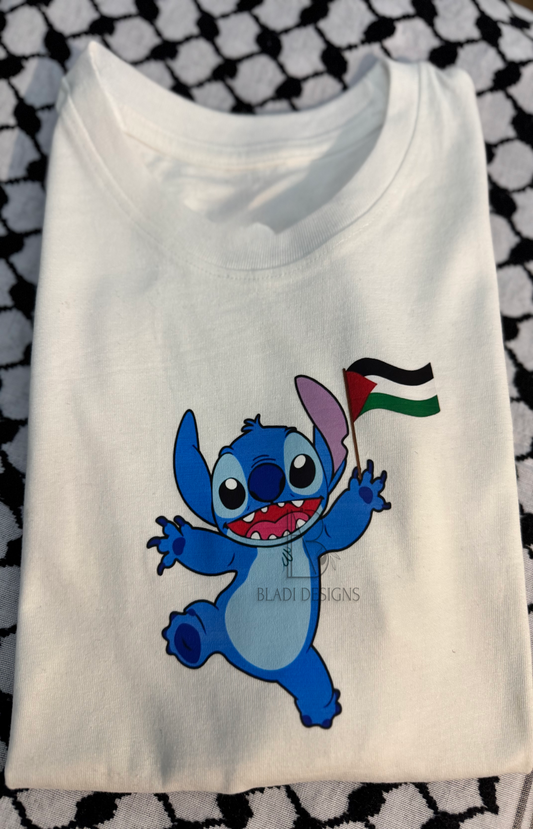 Stitch stands with Palestine