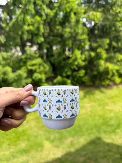 Palestine stackable cups
