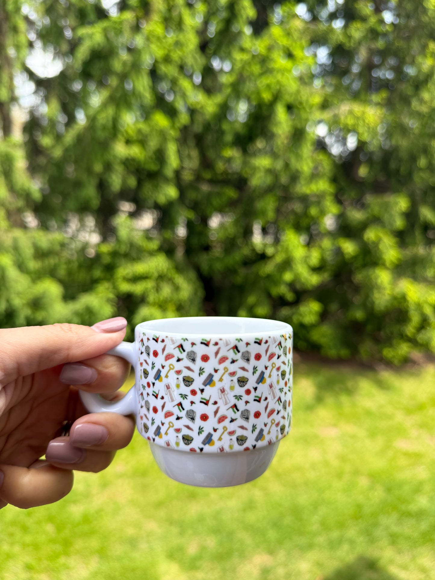Palestine stackable cups