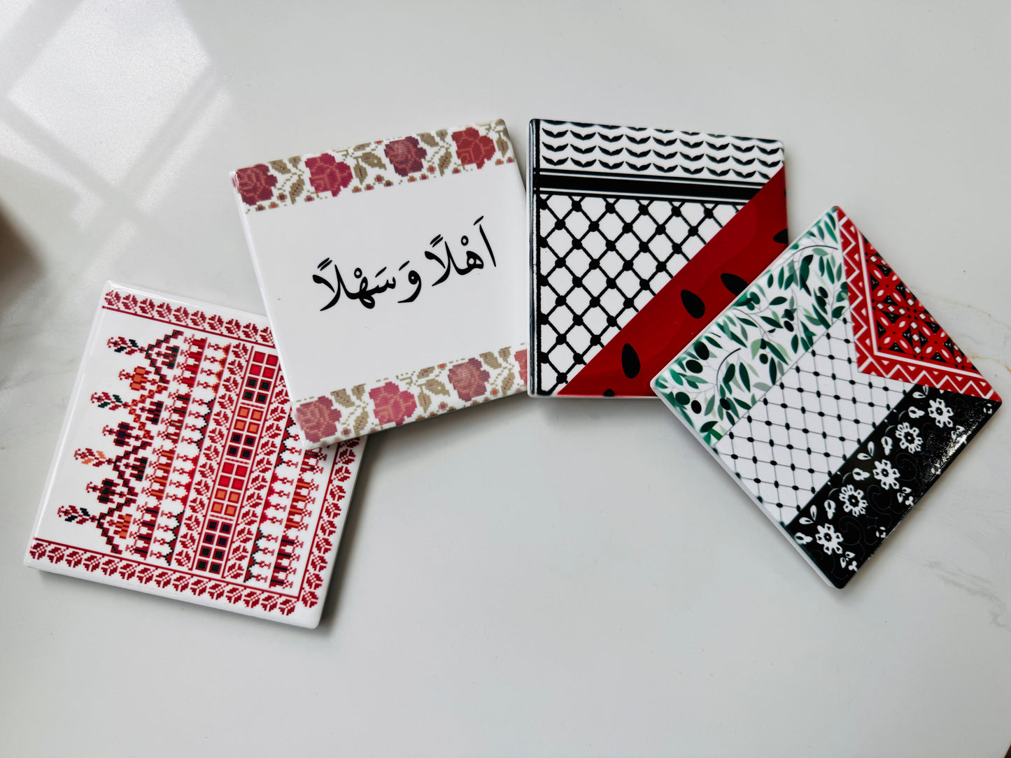 Palestine Coasters Set