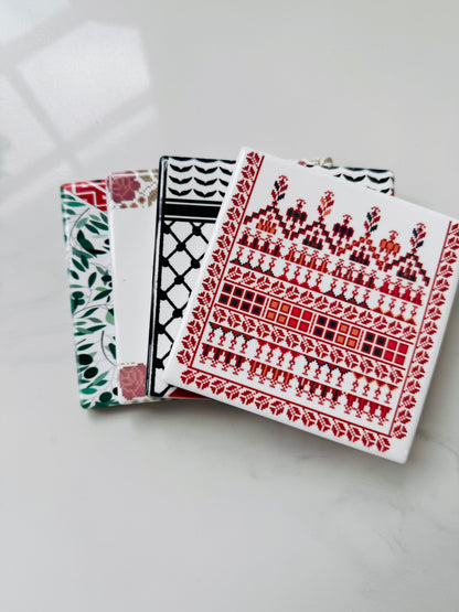 Palestine Coasters Set