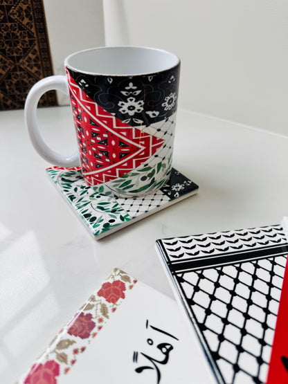 Palestine Coasters Set